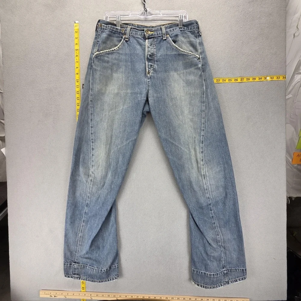 Vintage Levis Engineered Jeans Mens 34x34 Blue Buckle Back Twisted One Pocket